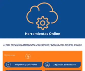 Herramientasonline.net(Sitio de Cursos Online) Screenshot