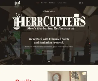 Herrcutters.com(Herrcutters Barber) Screenshot