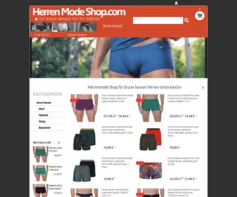 Herrenmodeshop.com(Herrenmode Online) Screenshot