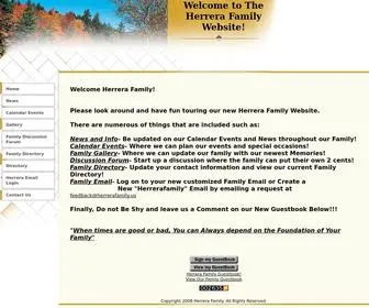 Herrerafamily.us(The Herrera Family Website) Screenshot