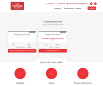 Herrerospropiedades.com(Herreros Propiedades) Screenshot