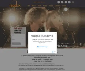 Herricklive.com(Indie Country Band) Screenshot