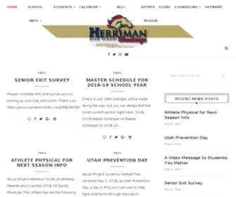 Herrimanhigh.org(Herriman High School) Screenshot