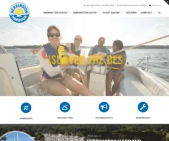 Herringtonharbour.com(Chesapeake Bay Boat Slips) Screenshot