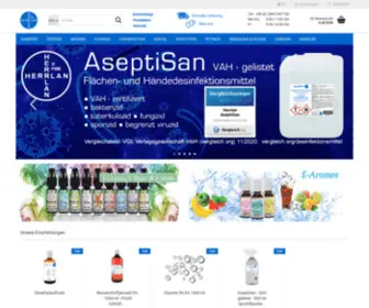 Herrlan.de(Liquids, Tabak, Chemie günstig online bestellen ) Screenshot