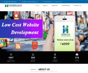 Herrlichtechnologies.com(Web Solution Company) Screenshot