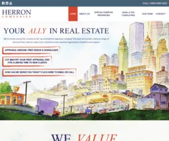 Herronco.com(Commercial & Industrial Property Appraisal) Screenshot