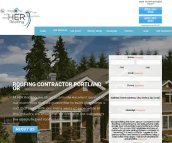 Herroofing.com(Roofing Company) Screenshot