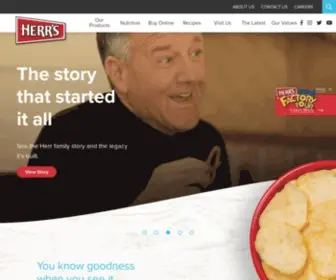 Herrs.com(Snacks) Screenshot