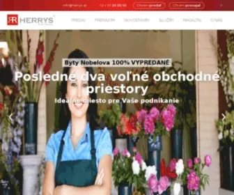 Herrys.sk(Realitná kancelária) Screenshot