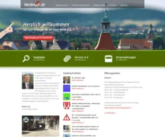 Hersbruck.de(Stadt Hersbruck) Screenshot
