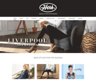 Hersclothing.com(HERS CLOTHING) Screenshot