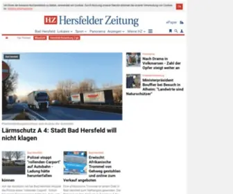 Hersfelder-Zeitung.de(Hersfelder Zeitung) Screenshot