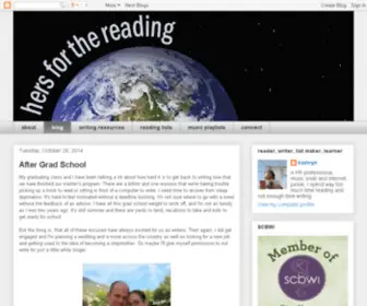 Hersforthereading.com(Hers for the reading) Screenshot