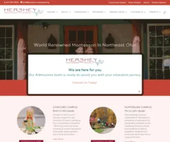 Hershey-Montessori.org(Hershey Montessori School) Screenshot