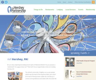 Hersheypartnership.com(Places To Visit In Hershey PA) Screenshot