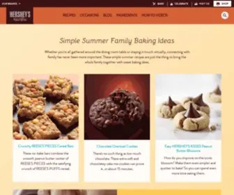 Hersheyskitchens.com(HERSHEY'S Kitchens) Screenshot