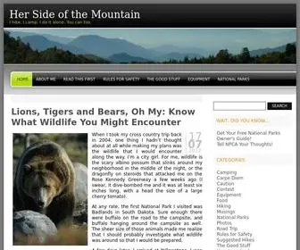 Hersideofthemountain.com(Her Side of the Mountain) Screenshot