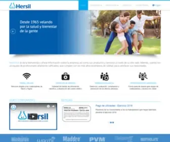 Hersil.com.pe(Hersil S.A. Laboratorios Industriales Farmacéuticos) Screenshot