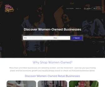 Hersquad.com(Discover women) Screenshot
