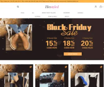 Herstyled.com(Your Fashion Shopping Website) Screenshot