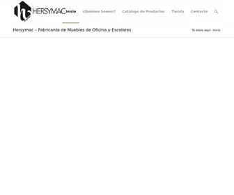 Hersymac.com.mx(Líderes en el diseño) Screenshot