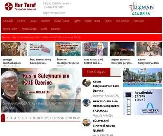 Hertaraf.com(Her Taraf / Türkiye'nin habercisi) Screenshot