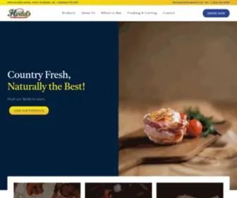 Hertelmeats.ca(Hertel Meats) Screenshot