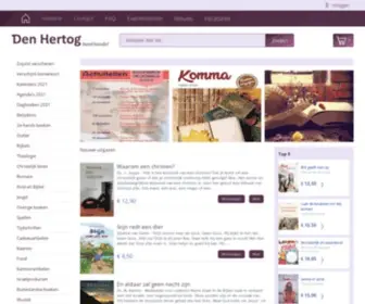 Hertog.nl(Boekhandel Den Hertog) Screenshot