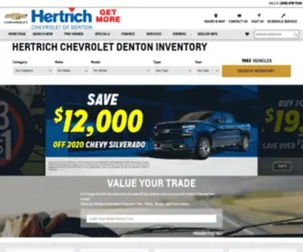 Hertrichchevrolet.com(Hertrich Chevrolet Denton) Screenshot