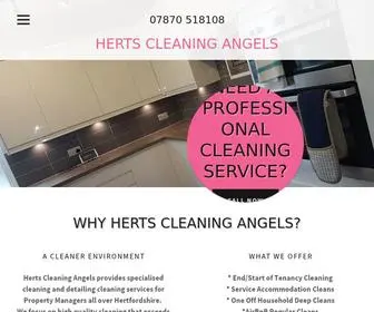 Hertscleaningangels.co.uk(End of Tenancy Cleaning) Screenshot