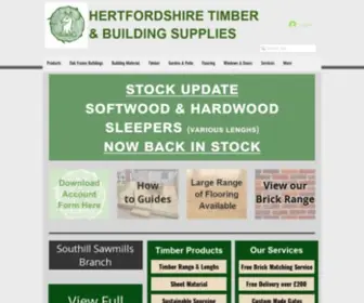 Hertstimber.co.uk(Hertfordshire Timber & Building Supplies Ltd) Screenshot