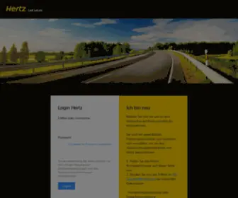 Hertz-Carsales.de(Log in) Screenshot