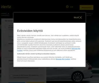 Hertz.fi(Autot Hertz Autovuokraamosta) Screenshot