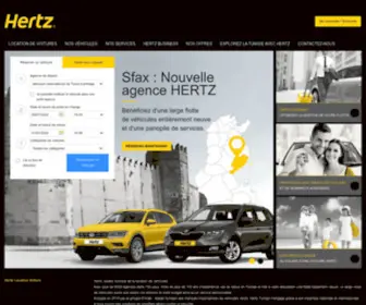 Hertz.tn(Location voitures) Screenshot