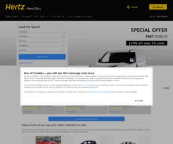 Hertzcarsales.co.uk(Used Cars) Screenshot