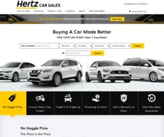 Hertzcarsales.com(Hertz Car Sales) Screenshot