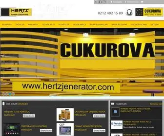 HertzJenerator.com(Hertz Jeneratör Elektrik Sanayi Tic) Screenshot