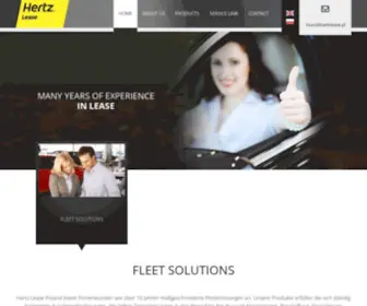 Hertzlease.pl(Hertz Lease Poland) Screenshot