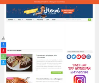 Hervecuisine.com(Hervé Cuisine) Screenshot