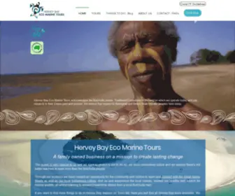 Herveybayecomarinetours.com.au(Hervey Bay Eco Marine Tours) Screenshot