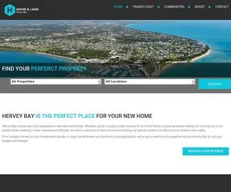 Herveybayhouseandland.com.au(House and Land Packages Hervey Bay) Screenshot