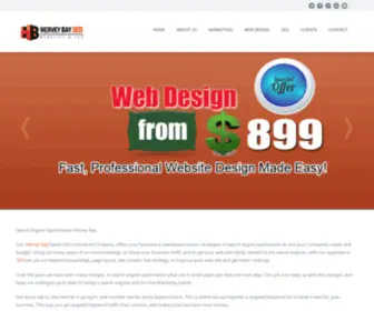 Herveybayseo.com(We are a local web design business) Screenshot