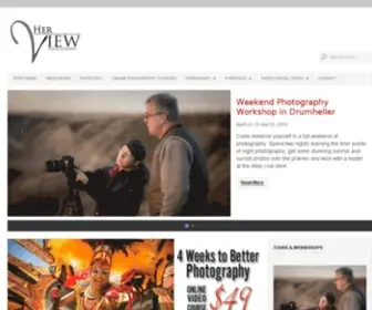 Herviewphotography.com(Edmonton Photography Tutoring) Screenshot