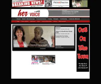 Hervoiceonline.com(Her Voice Online) Screenshot