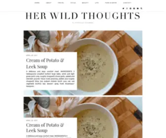 Herwildthoughts.com(Her Wild Thoughts) Screenshot