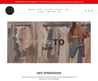 Herxpressions.com(Her Xpressions) Screenshot