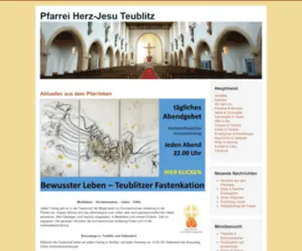 Herz-Jesu-Teublitz.de(Herz Jesu Teublitz) Screenshot