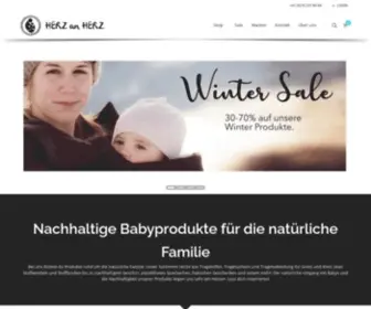 Herzanherz-Shop.ch(Herz an Herz) Screenshot