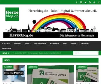 Herzeblog.de(Die lebenswerte Gemeinde) Screenshot